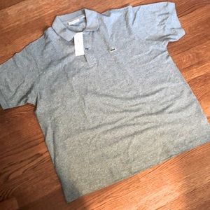 NWT-Men’s Lacoste Heather’s dark green polo